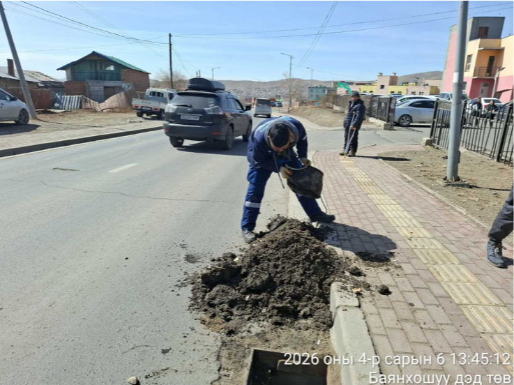 Борооны ус зайлуулах шугам хоолойн цэвэрлэгээ үргэлжилж байна